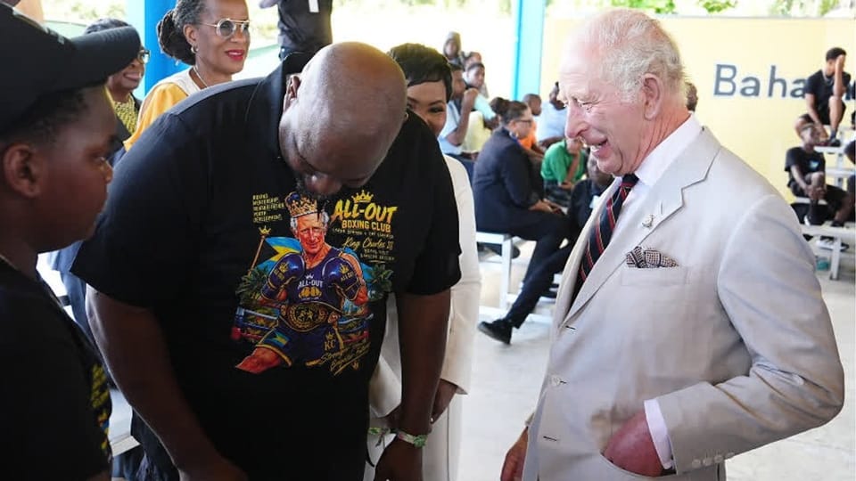 Boxclub und Parade: So bunt war Charles' zweiter Tag auf den Bahamas