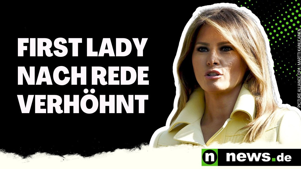 Melania Trump: Leere Sitze und kaum Publikum - First Lady verhöhnt nach Rede