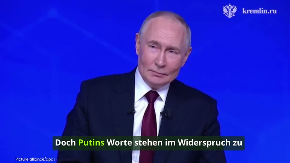 Wladimir Putin: Kremlchef bloßgestellt vor laufender Kamera - er wirft den Ohrhörer auf den Tisch