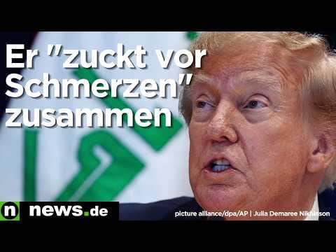 Trump "zuckt vor Schmerzen" zusammen bei Staatsempfang