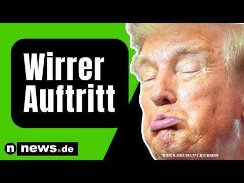 Donald Trump stottert und verliert völlig den Faden – wirrer Auftritt schürt Demenz-Gerüchte