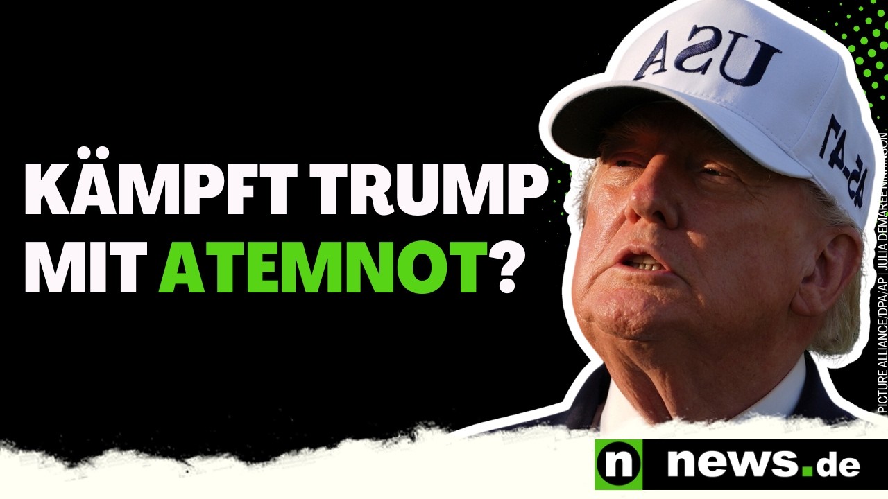Donald Trump: Atemnot-Gerüchte um Trump - neues Video sorgt für Gesundheitswirbel