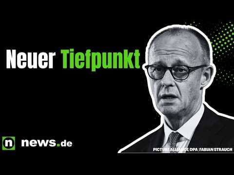 Friedrich Merz: Neuer Tiefpunkt erreicht - Bundeskanzler stürzt ab