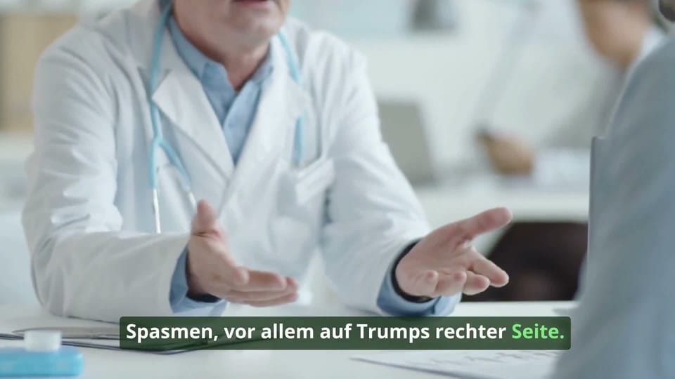 Donald Trump: Unwillkürliche Zuckungen vor laufender Kamera – Wirbel um neues Trump-Video