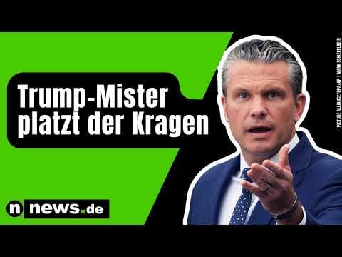 No glomex Pete Hegseth: Trump-Minister platzt der Kragen - dann legt er seine Militärpläne offen