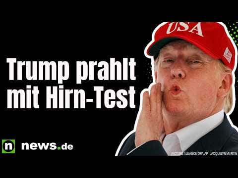 Donald Trump: Trump prahlt mit Hirn-Test - nächster Peinlich-Auftritt sorgt für Wirbel