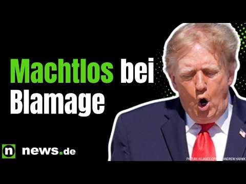 Donald Trump: Machtlos bei öffentlicher Blamage - Trump verliert die Fassung