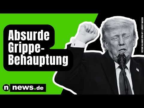Donald Trump: US-Präsident mit absurder Behauptung - "Hatte noch nie eine Grippe"