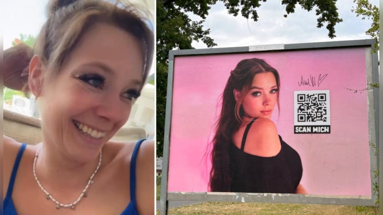 "Leg dich nicht mit Anne Wünsche an": Sie plakatiert Dorf von ihrem Ex