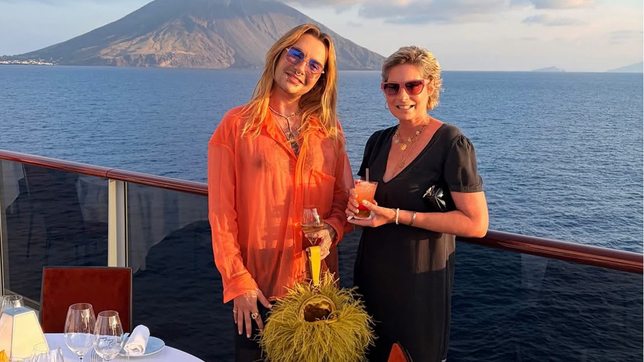 Mit Mama auf dem Luxusschiff: Bill Kaulitz teilt Urlaubsbilder