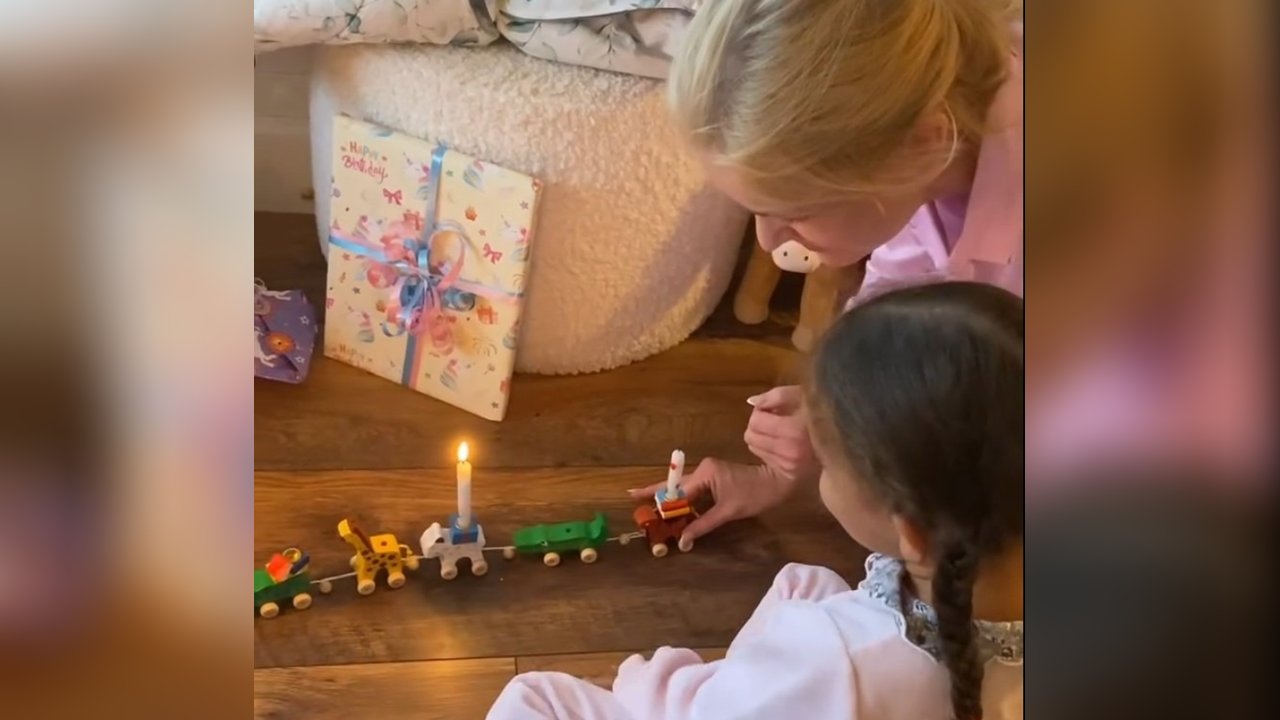 So süß feiert Patrice Aminati den vierten Geburtstag ihrer Tochter