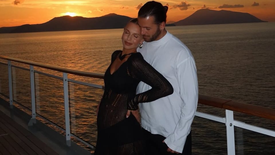 Laura Wontorra und Riccardo Basile erwarten ihr erstes Kind
